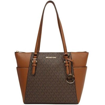 Michael Kors Schoudertas Bruin One Size Michael Kors Schoudertas Bruin One Size