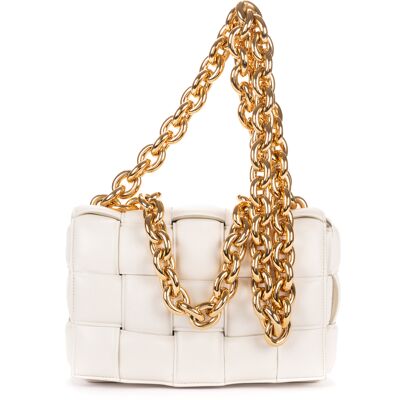 Bottega Veneta Pre-owned Padded Casette Chain Crossbody schoudertas One Size Bottega Veneta Pre-owned Padded Casette Chain Crossbody schoudertas One Size