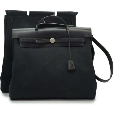 Hermes Pre-owned Hermes Vintage stoffen schoudertas Herbag One Size Hermes Pre-owned Hermes Vintage stoffen schoudertas Herbag One Size
