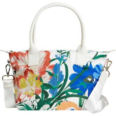 Ted Baker Dames Bloemen Tote Bag (Wit) One Size Ted Baker Dames Bloemen Tote Bag (Wit) One Size