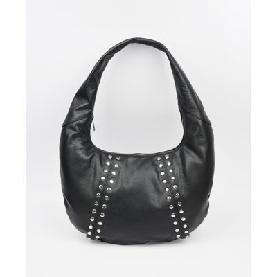 Nunoo Kleine Gabi Rivet Berg Zwart Tas One Size Nunoo Kleine Gabi Rivet Berg Zwart Tas One Size