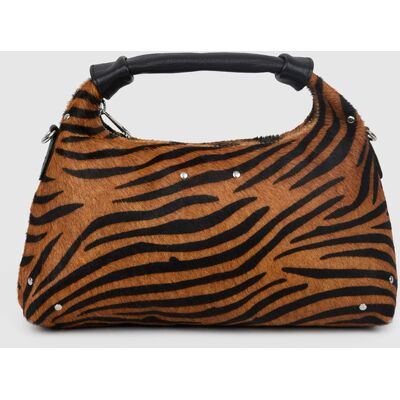 Nunoo Dandy Stripes Deluxe Donkerbruin Tas One Size Nunoo Dandy Stripes Deluxe Donkerbruin Tas One Size