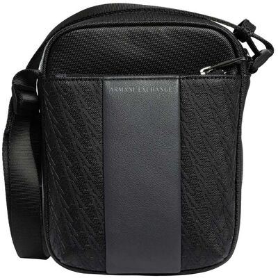 Armani Exchange Merk Schoudertas, Zwart One Size Armani Exchange Merk Schoudertas, Zwart One Size