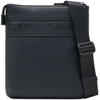 Armani Exchange Platte Schoudertas, Zwart One Size Armani Exchange Platte Schoudertas, Zwart One Size