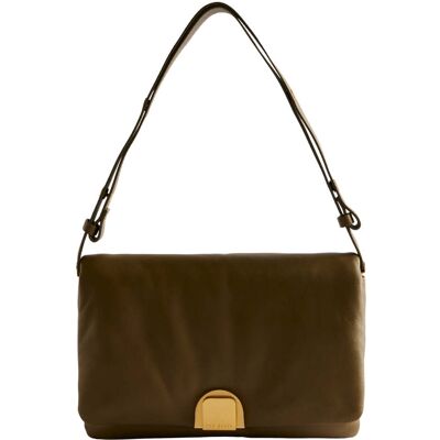 Ted Baker Samilli Lock Detail Zachte Gewatteerde Khaki Tas One Size Ted Baker Samilli Lock Detail Zachte Gewatteerde Khaki Tas One Size