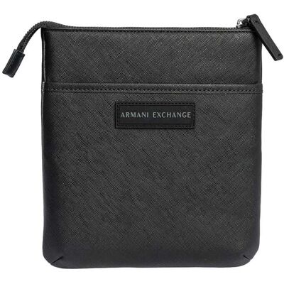 Armani Exchange Crossbodytas Met Box-Logo, Zwart One Size Armani Exchange Crossbodytas Met Box-Logo, Zwart One Size