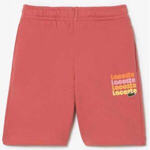 Jongensshort Lacoste Juniors Print Fleece in Rood 5J / 110cm Jongensshort Lacoste Juniors Print Fleece in Rood 5J / 110cm