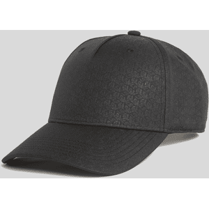 Lyle & Scott Tonal Monogram Baseballpet - Zwart One Size Lyle & Scott Tonal Monogram Baseballpet - Zwart One Size