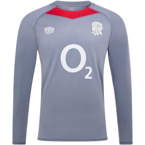Umbro Heren 24/25 Engeland Rugby Relaxed Fit Trainingstrui met lange mouwen (Folkstone/Grijs) M Umbro Heren 24/25 Engeland Rugby Relaxed Fit Trainingstrui met lange mouwen (Folkstone/Grijs) M