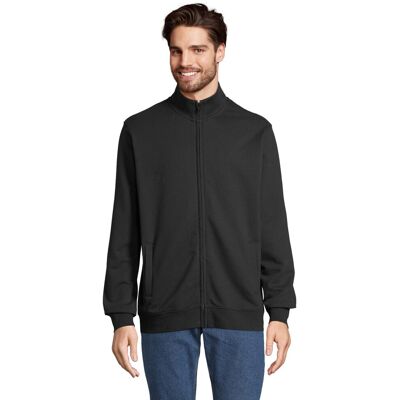 SOLS Cooper Full Zip jas voor volwassenen (Zwart) L SOLS Cooper Full Zip jas voor volwassenen (Zwart) L