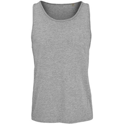 SOLS Unisex Crusader Melange Tanktop voor volwassenen (Grijs) S SOLS Unisex Crusader Melange Tanktop voor volwassenen (Grijs) S