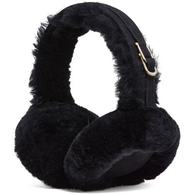 Infinity Leather Dames Winter Superzachte Fluffy Zwarte Oorwarmers Warme en Gezellige Oorwarmers One Size Infinity Leather Dames Winter Superzachte Fluffy Zwarte Oorwarmers Warme en Gezellige Oorwarmers One Size