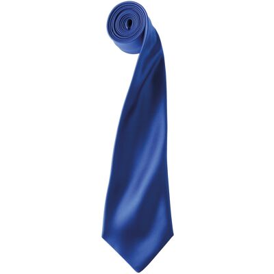 Premier Herensatineband (Smalblad) (Koninklijk) One Size Premier Herensatineband (Smalblad) (Koninklijk) One Size