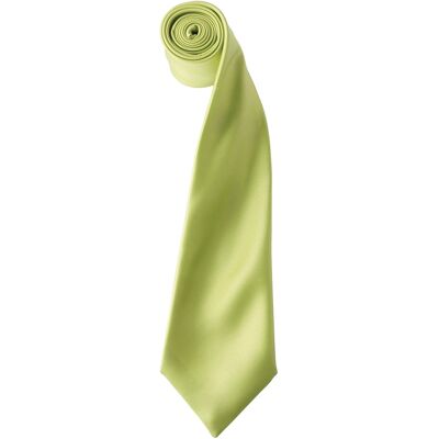 Premier Herensatineband (Smalblad) (Kalk) One Size Premier Herensatineband (Smalblad) (Kalk) One Size