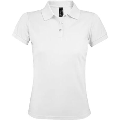 SOLS Dames/Dames Prime Poloshirt (Wit) S SOLS Dames/Dames Prime Poloshirt (Wit) S