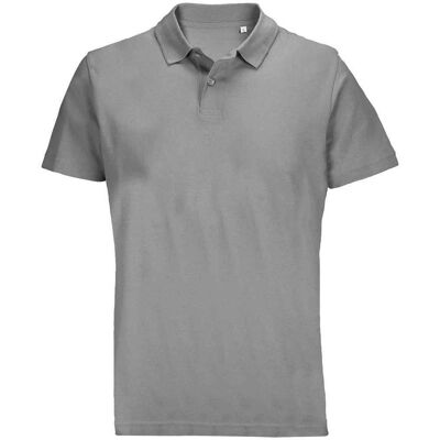 SOLS Unisex Volwassen Pulse Dubbele Piqué Polo Shirt (Grijs Marl) L SOLS Unisex Volwassen Pulse Dubbele Piqué Polo Shirt (Grijs Marl) L