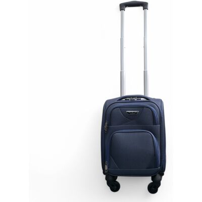 Infinity Leather - XS - Soft Nylon - Lichtgewicht - Handbagagekoffer Infinity Leather - XS - Soft Nylon - Lichtgewicht - Handbagagekoffer