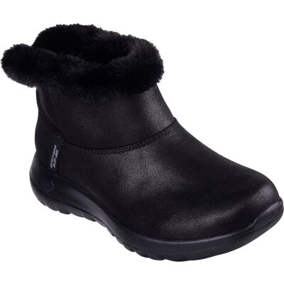 Skechers On-the-GO Joy Cozy Dream Polyester Dames Zwarte Winter Enkellaarzen 36 Skechers On-the-GO Joy Cozy Dream Polyester Dames Zwarte Winter Enkellaarzen 36