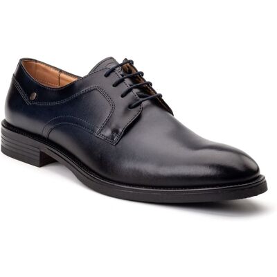 Base London Mouw Leren Heren Marineblauwe Veterschoenen 44.5 Base London Mouw Leren Heren Marineblauwe Veterschoenen 44.5