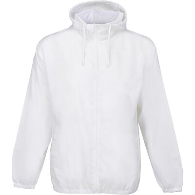 SOLS Unisex Volwassen Shield Winddichte Jas (Wit) L SOLS Unisex Volwassen Shield Winddichte Jas (Wit) L