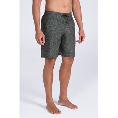 Mountain Warehouse Heren Ocean Camouflage Boardshorts (Donkere Khaki) 2XL Mountain Warehouse Heren Ocean Camouflage Boardshorts (Donkere Khaki) 2XL