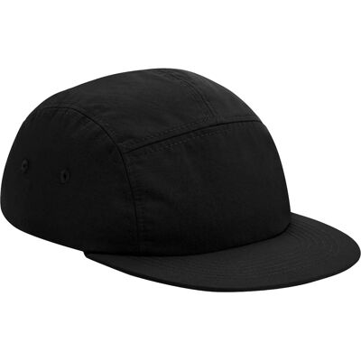 Beechfield - 5-Panel Camper Cap - Zwart Beechfield - 5-Panel Camper Cap - Zwart