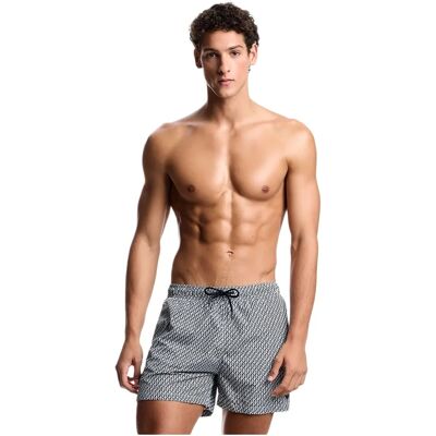 Emporio Armani herenbadpak met gemengd patroon (GA) 2XL Emporio Armani herenbadpak met gemengd patroon (GA) 2XL