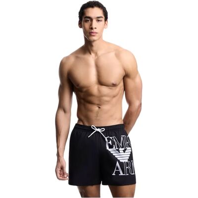 Emporio Armani herenbadpak met kenmerkende stijl S Emporio Armani herenbadpak met kenmerkende stijl S