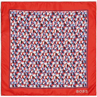 Boss Heren Zakdoek met logo (Rood) One Size Boss Heren Zakdoek met logo (Rood) One Size