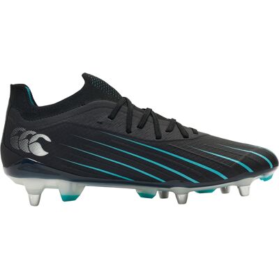 Canterbury Unisex Volwassen Speed Falcon 2.0 Elite Soft Ground Rugbyboots (Zwart/Groen) 41 Canterbury Unisex Volwassen Speed Falcon 2.0 Elite Soft Ground Rugbyboots (Zwart/Groen) 41
