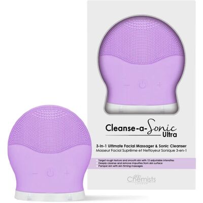 skinChemists Cleanse-A-Sonic Ultra Paars Anti-Aging Gezichtsreinigingsapparaat One Size skinChemists Cleanse-A-Sonic Ultra Paars Anti-Aging Gezichtsreinigingsapparaat One Size
