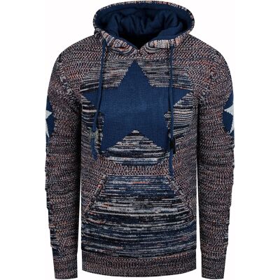 Rusty Neal Grof gebreide hoodie 3XL Rusty Neal Grof gebreide hoodie 3XL