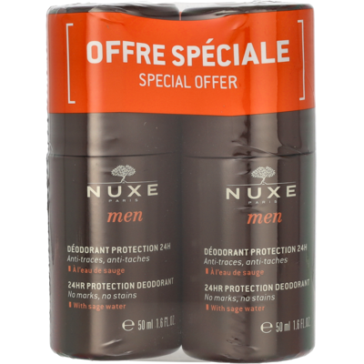 Nuxe Man Duo 24u Protectie Deodorant Roll-On Set 2 stuks Nuxe Man Duo 24u Protectie Deodorant Roll-On Set 2 stuks