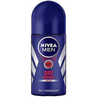Nivea Heren Droge Impact Deo Roll-on 50 ml One Size Nivea Heren Droge Impact Deo Roll-on 50 ml One Size