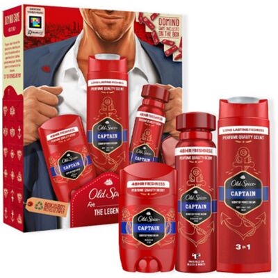 Old Spice Captain Estuche 3 pz One Size Old Spice Captain Estuche 3 pz One Size