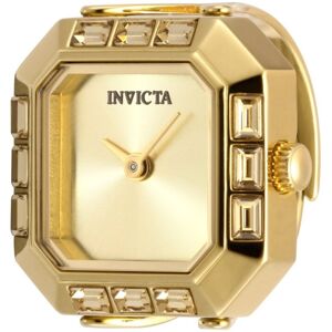 Invicta Mini 49585 Dames Horloge - Quartz Uurwerk - Roestvrij Staal met gouden Wijzerplaat - 21mm One Size Invicta Mini 49585 Dames Horloge - Quartz Uurwerk - Roestvrij Staal met gouden Wijzerplaat - 21mm One Size