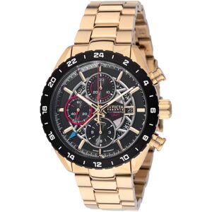 Invicta Reserve 49232 Heren Horloge - Automatisch Uurwerk - Roestvrij Staal met zwarte Wijzerplaat - 44mm One Size Invicta Reserve 49232 Heren Horloge - Automatisch Uurwerk - Roestvrij Staal met zwarte Wijzerplaat - 44mm One Size