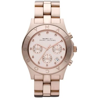 Marc Jacobs MBM3102 Roségoudkleurig dameshorloge 40mm Marc Jacobs MBM3102 Roségoudkleurig dameshorloge 40mm