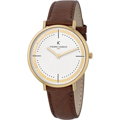 Pierre Cardin Belleville Park herenhorloge Bruin CBV.1031 One Size Pierre Cardin Belleville Park herenhorloge Bruin CBV.1031 One Size
