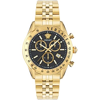 Versace Chrono Master Heren Gouden Horloge VE8R00624 One Size Versace Chrono Master Heren Gouden Horloge VE8R00624 One Size