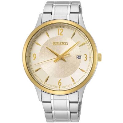Seiko Heren Zilveren Horloge SGEH92P1 One Size Seiko Heren Zilveren Horloge SGEH92P1 One Size