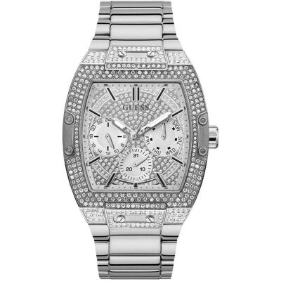 Guess GW0094G1 Phoenix Zilver Nightlife Herenhorloge One Size Guess GW0094G1 Phoenix Zilver Nightlife Herenhorloge One Size