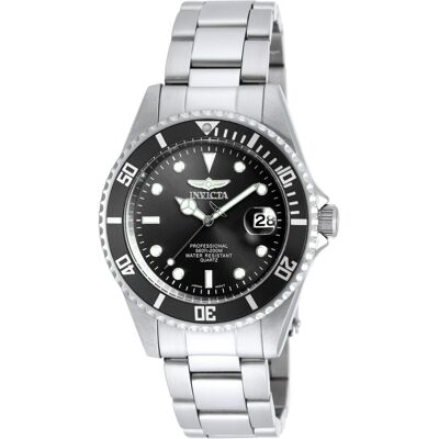 Invicta Pro Diver 8932OB Horloge - Quartz Uurwerk - Roestvrij Staal met zwarte Wijzerplaat - 37mm One Size Invicta Pro Diver 8932OB Horloge - Quartz Uurwerk - Roestvrij Staal met zwarte Wijzerplaat - 37mm One Size
