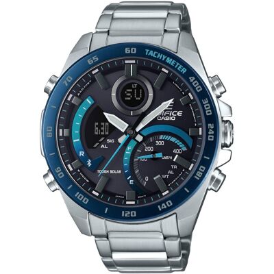 Casio Edifice herenhorloge Zilverkleurig ECB-900DB-1BER One Size Casio Edifice herenhorloge Zilverkleurig ECB-900DB-1BER One Size