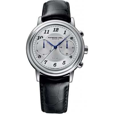 Raymond Weil Maestro Heren Horloge Zwart 4830-STC-05659 One Size Raymond Weil Maestro Heren Horloge Zwart 4830-STC-05659 One Size