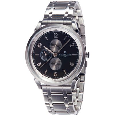 Pierre Cardin Pigalle Nine herenhorloge Zilverkleurig CPI.2030 One Size Pierre Cardin Pigalle Nine herenhorloge Zilverkleurig CPI.2030 One Size
