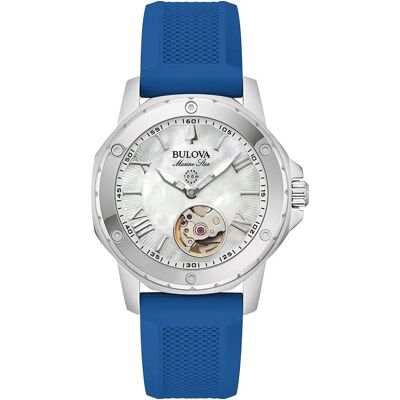 Bulova Marine Star Dames Blauwe Horloge 96L324 One Size Bulova Marine Star Dames Blauwe Horloge 96L324 One Size