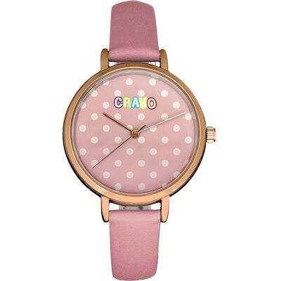 Horloge met Crayo Dot-band One Size Horloge met Crayo Dot-band One Size