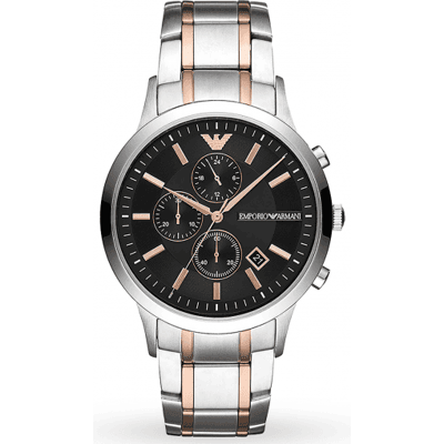 Armani AR11165 heren chronograaf horloge One Size Armani AR11165 heren chronograaf horloge One Size