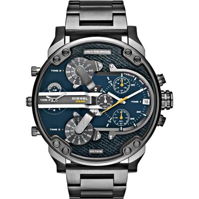 Diesel DZ7331 Mr Daddy 2.0 Gunmetal Roestvrij Staal Herenhorloge 38mm Diesel DZ7331 Mr Daddy 2.0 Gunmetal Roestvrij Staal Herenhorloge 38mm